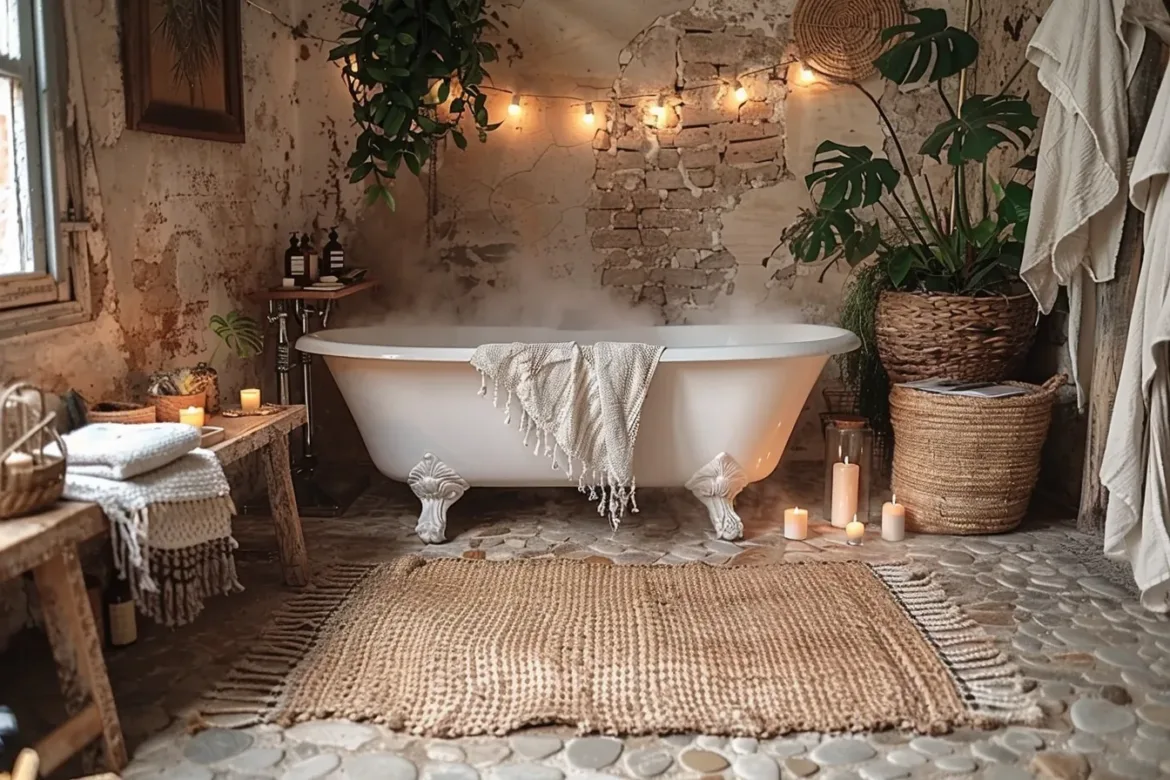 Freistehende Badewanne
