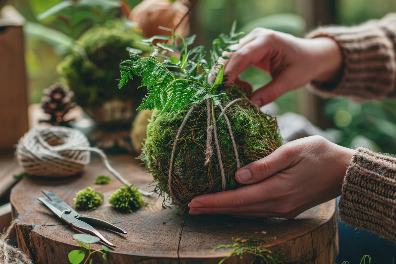 Kokedama selber machen