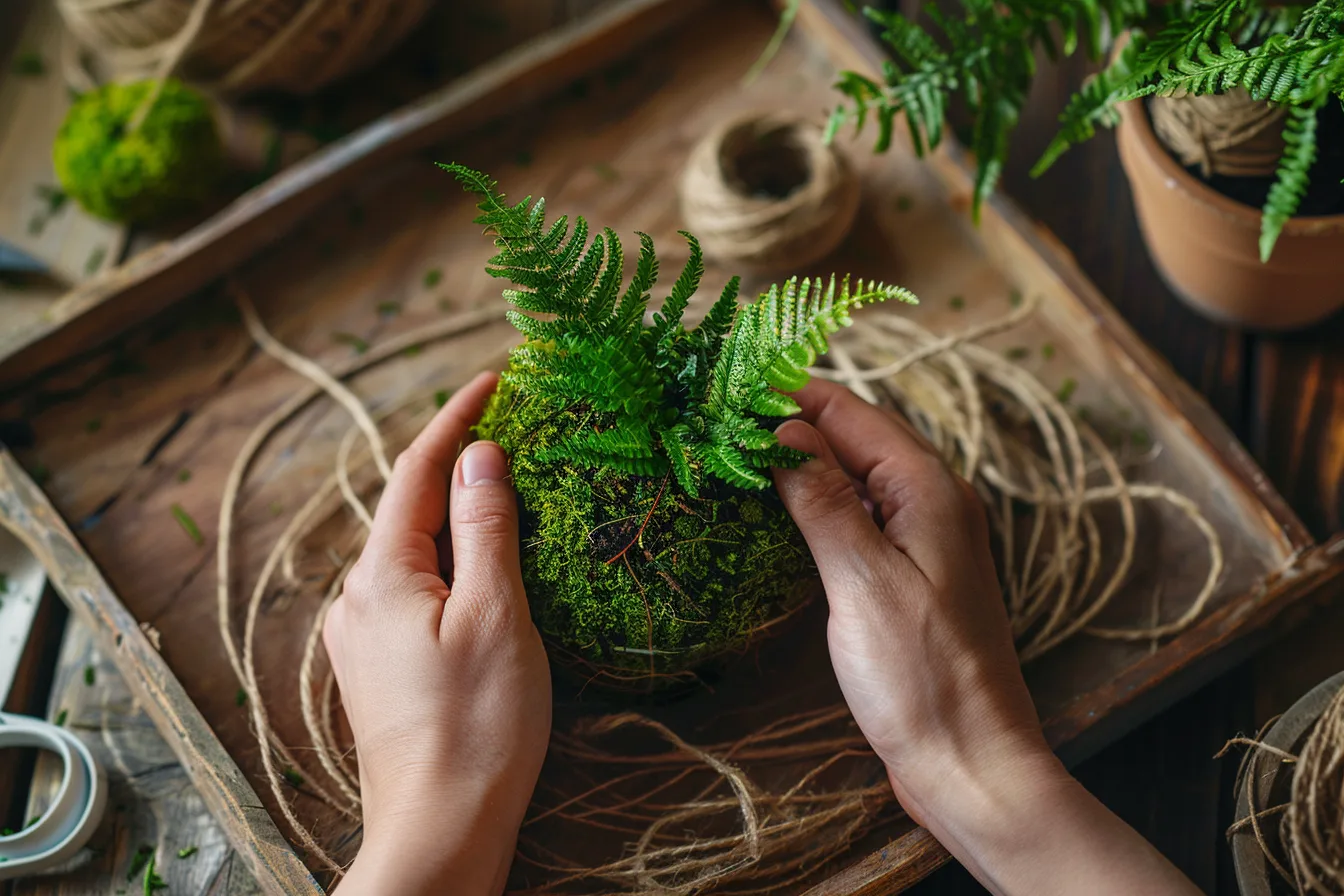 Kokedama selber machen