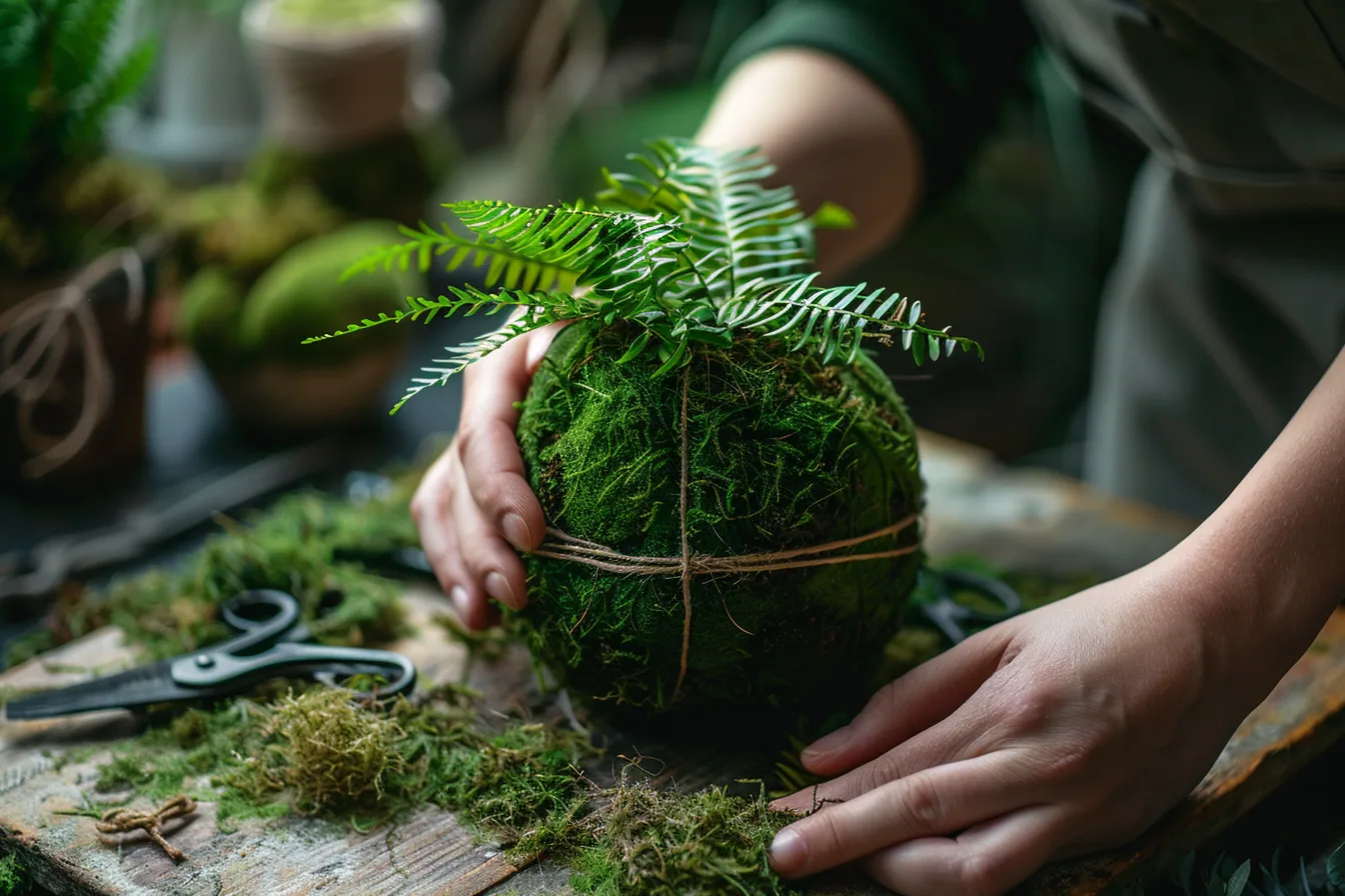 Kokedama selber machen